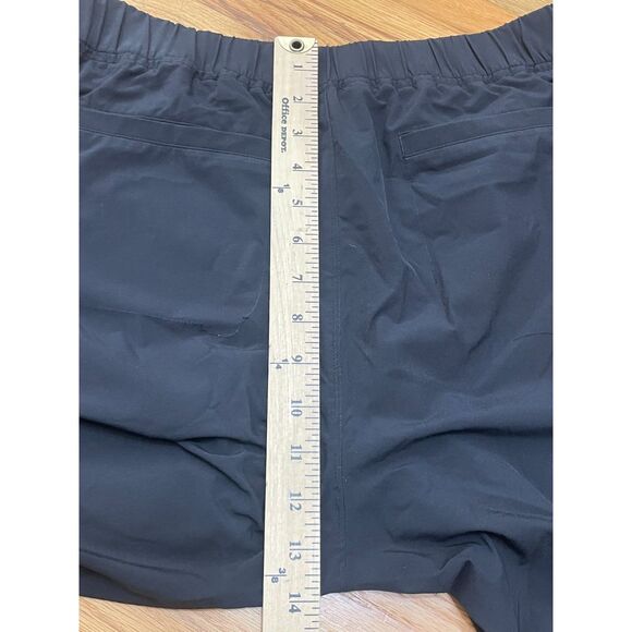 Athleta Aspire Women's 14 Black Pants Polyester Ankle Tapered Leg Stretch Yoga - Picture 8 of 10